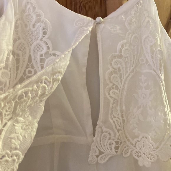 Ivory silk lace Dolce Vita Dress size small - Picture 5 of 8
